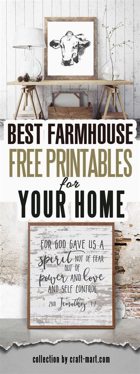 The Best Free Printable Farmhouse Wall Art The Cottag - vrogue.co