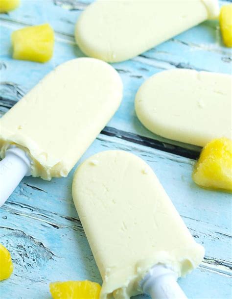 Glace ananas lait de coco - Je veux une glace sans sucre ! - Elle à ...