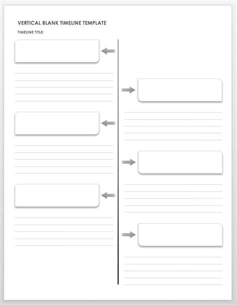 Free Blank Timeline Templates | Smartsheet