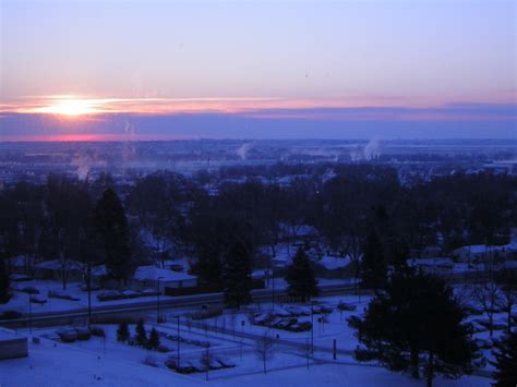 Greeley, CO : Picture of first snowfall of the year in Greeley, during ...