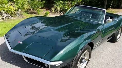 British Green 1968 Chevrolet Corvette