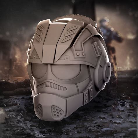 Gears of War COG Helmet 3D model 3D printable | CGTrader