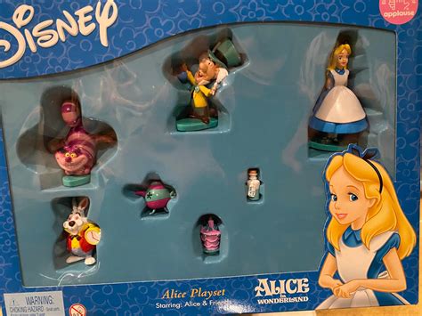 Vintage Discontinued Disney Alice in Wonderland Alice Playset Made by ...