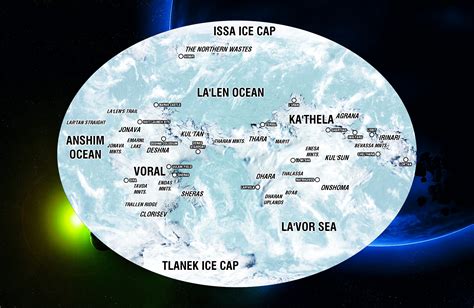 Map of the planet's surface Andoria. [ «The United Federation of ...