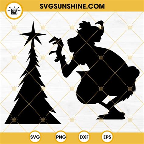 Grinch Stole Christmas Tree SVG, Grinch SVG Cricut Silhouette, Grinch ...