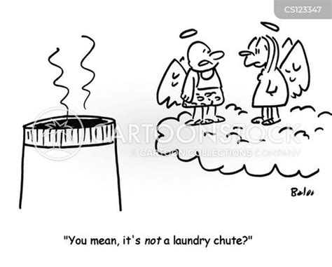 Laundry Chute Cartoons and Comics - funny pictures from CartoonStock