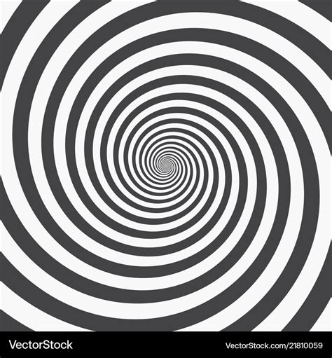 Hypnotic spiral background Royalty Free Vector Image