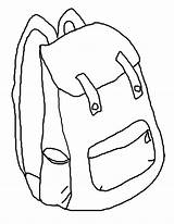 Coloring Pages Backpack sketch template
