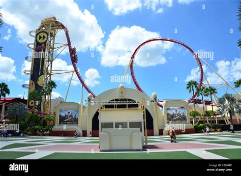 Hollywood Rip Ride Rockit roller coaster at Universal Studios Orlando ...