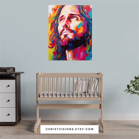 Jesus Christ Abstract Art Jesus Art Christ Art Jesus - Etsy