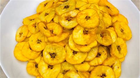 HOW TO FRY THE PERFECT PLANTAIN CHIPS// RECETTE DE BANANE PLANTAINS ...