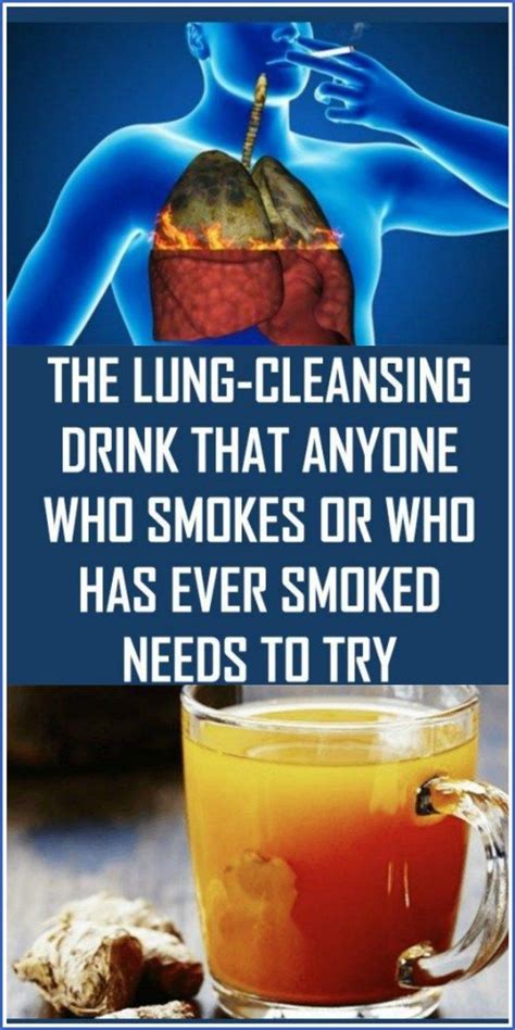 The Lung-Cleansing Drink That Anyone Who Smokes or Who Has Ever Smoked ...