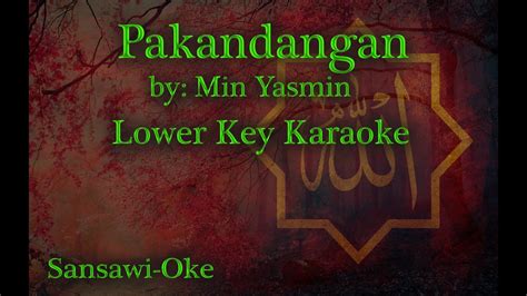 Pakandangan Lower Key Karaoke - YouTube