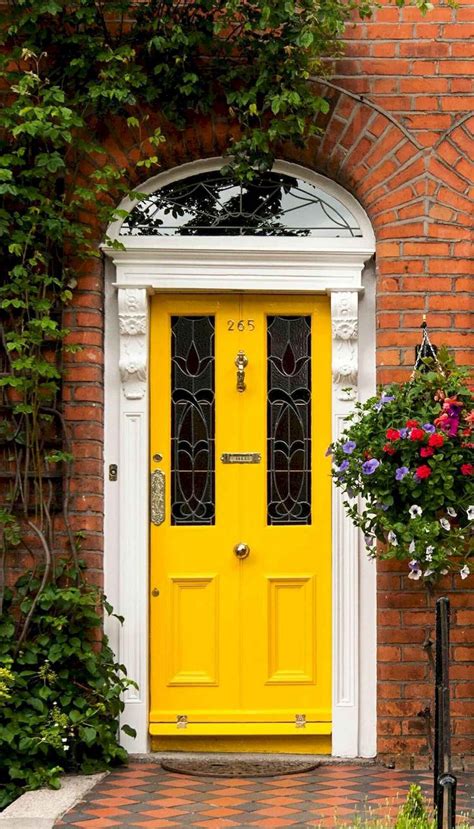 100 Unique Front Doors Colors Design Ideas | Front door paint colors ...