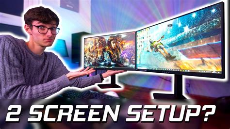 Are Two Computer Monitors Worth It? (Dual Screen Vs Ultrawide Setup) - YouTube