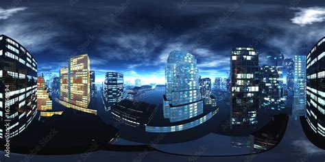 Night HDRI Equidistant Spherical Panorama Environment Map, 3D Rendering | ubicaciondepersonas ...