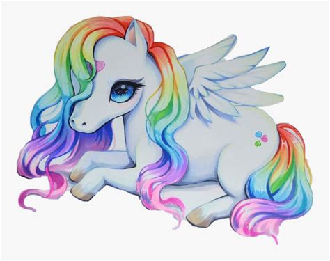 Unicorn Kawaii Cute Rainbow Clipart Draw Thevirtual | My XXX Hot Girl