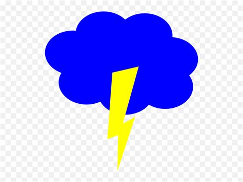 Lightning Clipart Cloud Lightning - Clip Art Emoji,Thunder Cloud Emoji - free transparent emoji ...