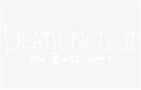 Death Note Logo PNG Images, Free Transparent Death Note Logo Download - KindPNG