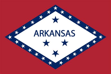 Flag of Arkansas image and meaning Arkansas flag - Country flags