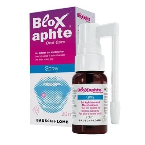 BLOXAPHTE Oral Care aphthae treatment, aphtha ulcer Spray – ELIVERA UK