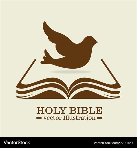 Holy bible design Royalty Free Vector Image - VectorStock