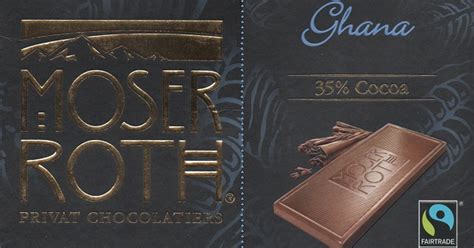 Moser Roth 35% Ghana Milk Chocolate