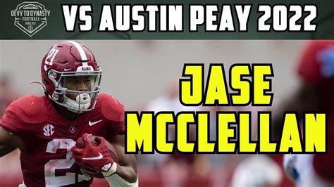 Jase McClellan Highlights vs Austin Peay 2022 - YouTube