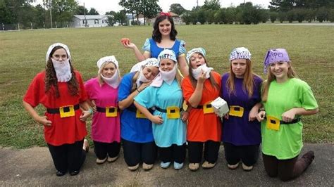 Dwarf costume, Seven dwarfs costume, Family halloween costumes