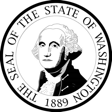 Washington State Seal vector svg DXF EPS PNG JPG FILE | Inspire Uplift