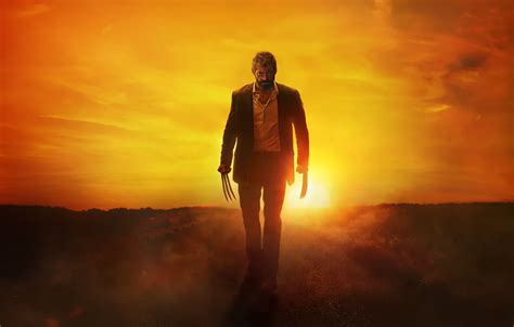 Wallpaper cinema, blood, Wolverine, Hugh Jackman, X-Men, Logan, sun ...