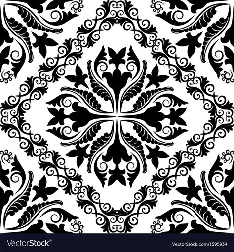 Baroque pattern Royalty Free Vector Image - VectorStock