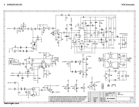 BEHRINGER B215D EUROLIVE SCH Service Manual free download, schematics, eeprom, repair info for ...