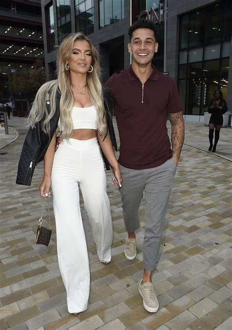 Love Island's Molly Smith and Callum Jones look smitten as they head for a night out on the town ...