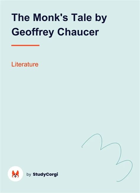 "The Monk's Tale" by Geoffrey Chaucer | Free Essay Example