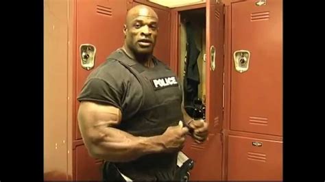 Ronnie Coleman talks about his job as a Policeman. - YouTube