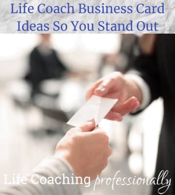 Z Boha Mužskost láva life coach business card examples Svést ...