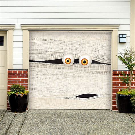 Simple Garage Door Decorations Halloween With New Ideas | Car Picture ...