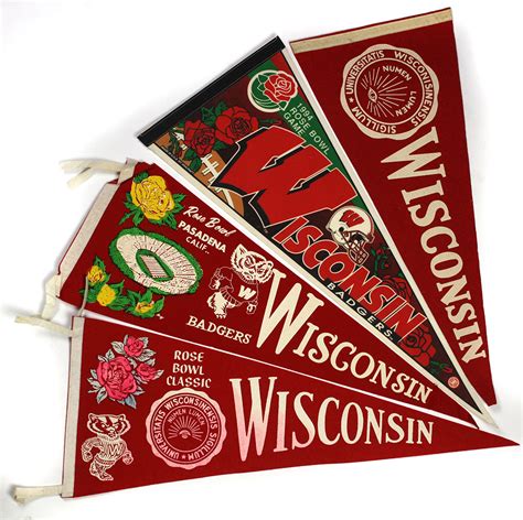 Lot Detail - 1963-1994 circa Wisconsin Badgers Rose Bowl era 29” Full ...