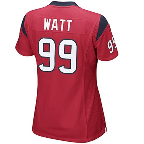 Women's Houston Texans JJ Watt Nike Red Game Jersey - NFLShop.com