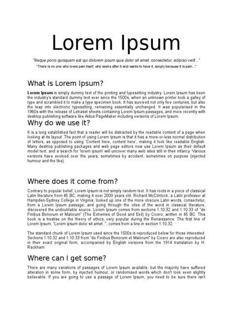 What is Lorem Ipsum?