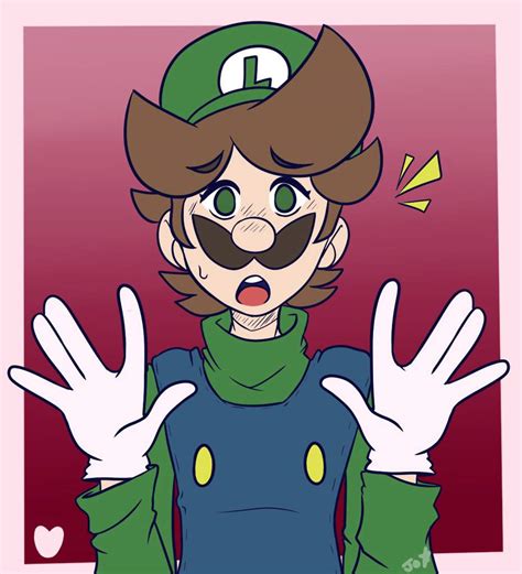 Luigi with green eyes 😌💅 | Mario Amino