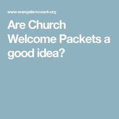 Are Church Welcome Packets a good idea? | Church visitor packet, Welcome packet, Church outreach ...