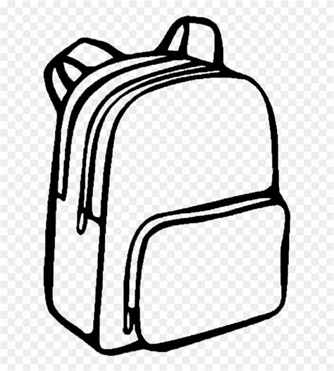 Svg Library Download Collection Of Free Backpack Drawing - Bag Coloring Pages Clipart (#734477 ...