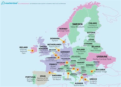 Top tourist attraction of every country (with maps) - Earth's Attractions - travel guides by ...