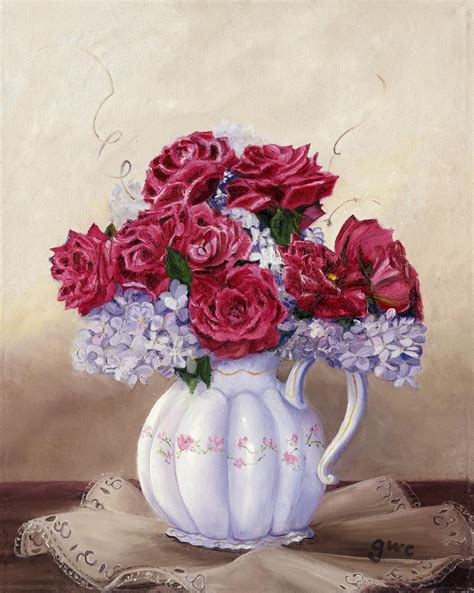 Roses in Art - Roses Fan Art (41076893) - Fanpop