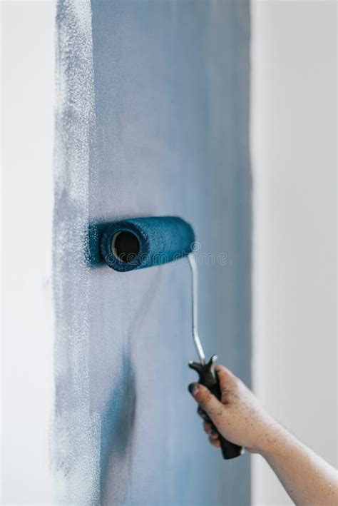 Blue Paint Roller Picture. Image: 119308613