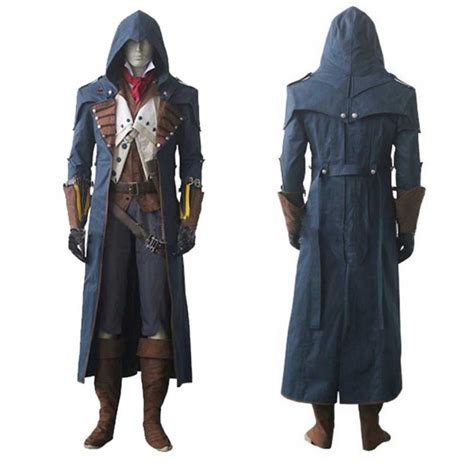 Assassin's Creed Unity Arno Victor Dorian Grey Halloween Cosplay Costume