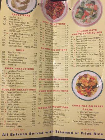 Golden Gate Chinese Restaurant, Grand Prairie - Menu, Prices & Restaurant Reviews - Tripadvisor