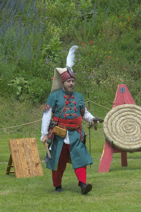 Actors in Janissaries Uniforms at a Historical Show Editorial Stock ...